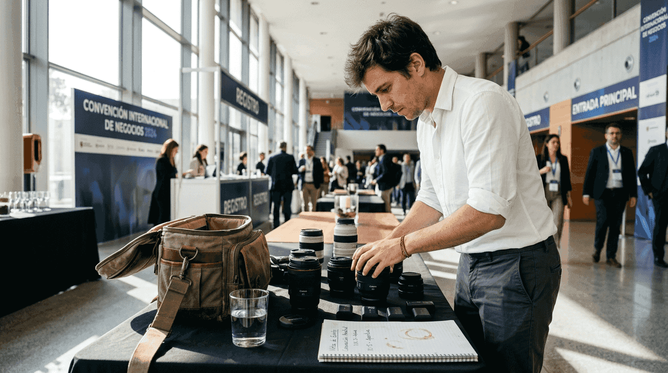 Guía paso a paso para fotografía de eventos profesional 2026